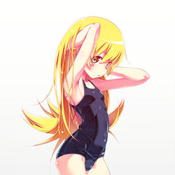 This is a pixiv picture whose title is ぱないのスク水.