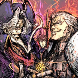 This is a pixiv picture whose title is BARトロイア勢VS.