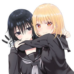 This is a pixiv picture whose title is 義手百合.