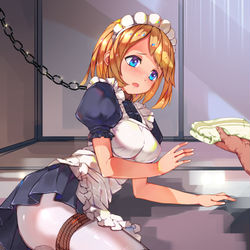 This is a pixiv picture whose title is メイド.