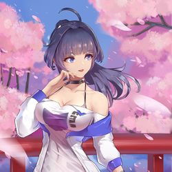 This is a pixiv picture whose title is 芽衣.