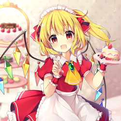 This is a pixiv picture whose title is メイドなフランちゃん.