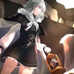 This is a pixiv picture whose title is 遺跡探索.