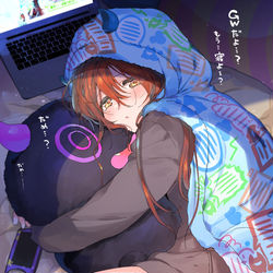 This is a pixiv picture whose title is レッツ甜花ちゃん.