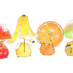 This is a pixiv picture whose title is いろんなかさ.
