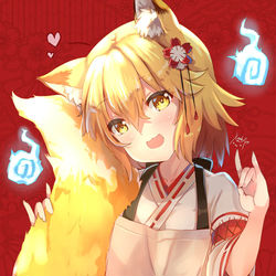 This is a pixiv picture whose title is 世話やきキツネの仙狐さん.