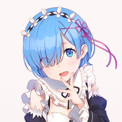 This is a pixiv picture whose title is レム.
