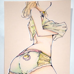 This is a pixiv picture whose title is RAKUGAKIサイズ 顔のないAqoursちゃん＆other.