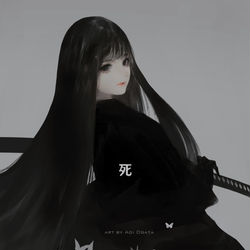 This is a pixiv picture whose title is Death.