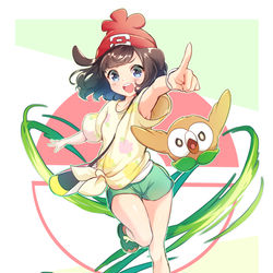 This is a pixiv picture whose title is ミヅキとモクロー.