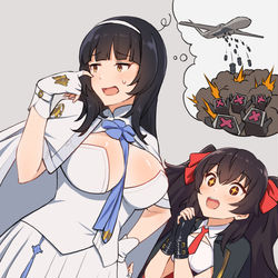 This is a pixiv picture whose title is 95式と97式.