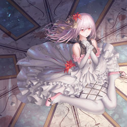 This is a pixiv picture whose title is 残酷な過去.