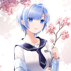 This is a pixiv picture whose title is レム.