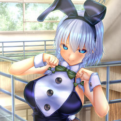 This is a pixiv picture whose title is バニー咲夜さん.