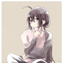 This is a pixiv picture whose title is 鯰尾.