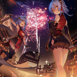 This is a pixiv picture whose title is 仕事絵.