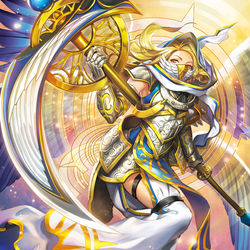 This is a pixiv picture whose title is 【バディファイト】天使兵ヴェアーチェ他.