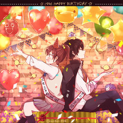 This is a pixiv picture whose title is 1886真ん中Birthday２０１９.