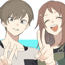 This is a pixiv picture whose title is スクランブル交際.