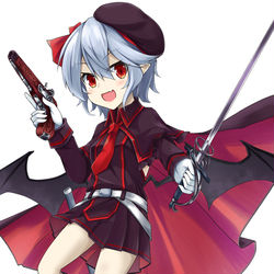This is a pixiv picture whose title is 軍服風レミリア.