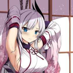 This is a pixiv picture whose title is Miko Cecilia.