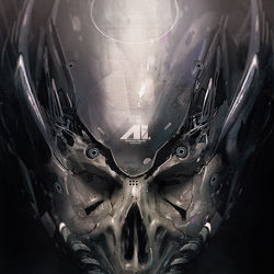 This is a pixiv picture whose title is evil spirit.