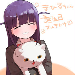 This is a pixiv picture whose title is まひ誕.