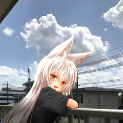 This is a pixiv picture whose title is 狐白302.
