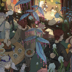 This is a pixiv picture whose title is 【PFLS】華の宴【謳華祭】.
