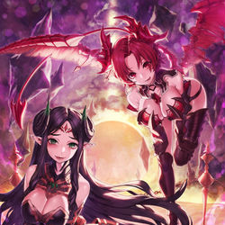 This is a pixiv picture whose title is 妖艶の宴.