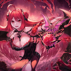 This is a pixiv picture whose title is 渇望の吸血鬼　エルゼ.