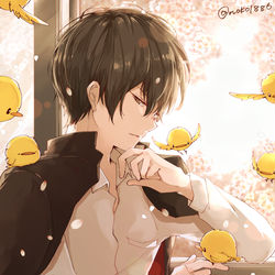 This is a pixiv picture whose title is 雲雀恭弥誕生祭2019.