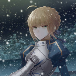 This is a pixiv picture whose title is セイバー.