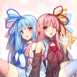 This is a pixiv picture whose title is 琴葉姉妹5周年.