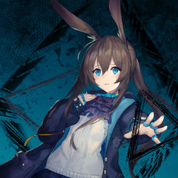 This is a pixiv picture whose title is Amiya.