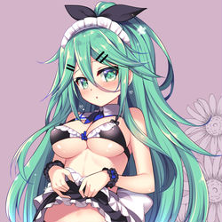 This is a pixiv picture whose title is 山風メイドクールビズ.
