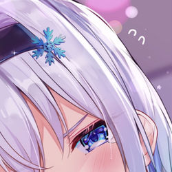 This is a pixiv picture whose title is ｢あんまり見ないでよ...バカ｣【fanbox限定公開イラスト】.
