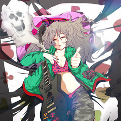 This is a pixiv picture whose title is 目が覚めたらロックだった.