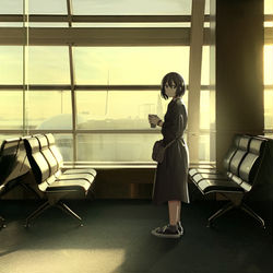 This is a pixiv picture whose title is visit.
