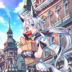 This is a pixiv picture whose title is 散歩.
