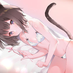 This is a pixiv picture whose title is 構って欲しいにゃん.