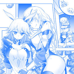 This is a pixiv picture whose title is 崩坏の月曜日.