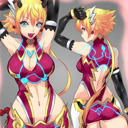 This is a pixiv picture whose title is キュートで～、パワフルぅ！.