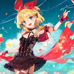 This is a pixiv picture whose title is 時間は風になる.