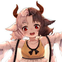 This is a pixiv picture whose title is 牛崎潤美（幼年期x）.