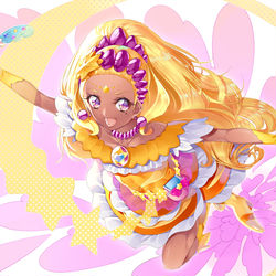 This is a pixiv picture whose title is キュアソレイユ.