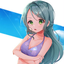 This is a pixiv picture whose title is さよの水着.