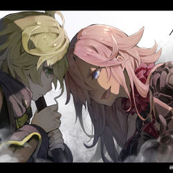 This is a pixiv picture whose title is 恐怖と愉悦.