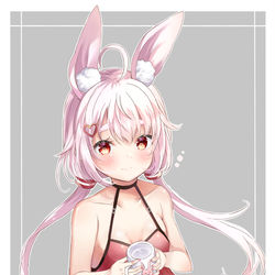 This is a pixiv picture whose title is 5月のうさちゃん.