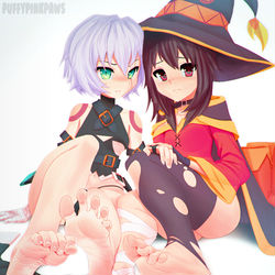 This is a pixiv picture whose title is COMMISSION: Jack & Megumin.